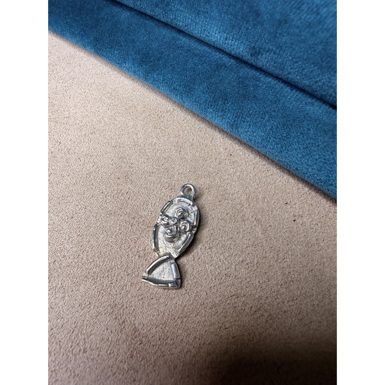 Vintage Jaime Mor Signed 925 Sterling Silver Stylized Fish Pendant